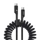 Baseus Fish-Eye USB C to USB C fast charging cable 1 m 100 W Black