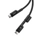 Baseus Fish-Eye USB C to USB C fast charging cable 1 m 100 W Black