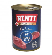 RINTI Singlefleisch Exclusive Horse - wet dog food - 400g
