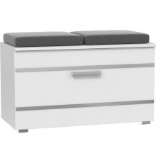 Topeshop OPAL SZAFKA BIEL shoe organizer Closed White