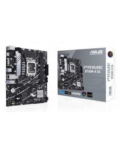 ASUS Prime B760M-K D4 Intel B760 LGA 1700 micro ATX motherboard