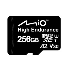 Mio High Endurance 256 GB MicroSD Card with UHS-I Flash Memory
