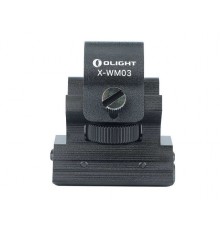 Magnetic mount for Olight X-WM03 torches