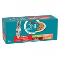 PURINA One Sterilcat Beef, salmon, chicken, turkey - wet cat food - 40x85g