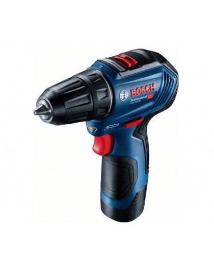 BOSCH SCREWDRIVER GSR 12V-30 2x2.0Ah 30/17Nm BL CASE
