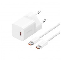 Baseus P10110902213-01 USB-C GaN5 mini 30W mains charger White