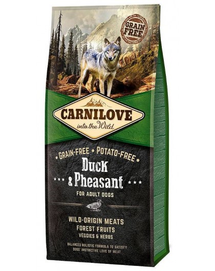 CARNILOVE Adult Duck & Pheasant - dry dog food - 12kg