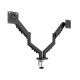 Tracer Double Armflex Monitor Mount, Black