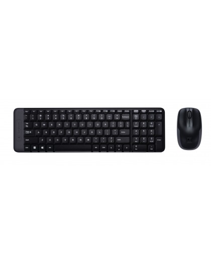 Logitech G MK220 keyboard RF Wireless QWERTY US International Black