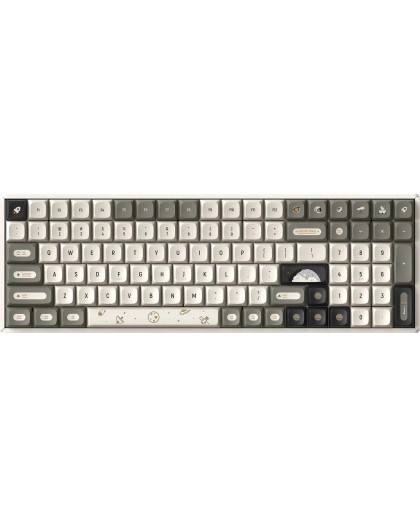 IQUNIX F97 Hitchhiker Wireless Gaming Keyboard, RGB - Moonstone Switches