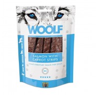 WOOLF Salmon with carrot strips - dog treat - 100g