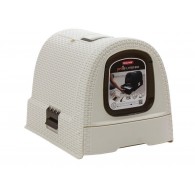 CURVER - Cat litter box - cream/brown