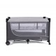 KinderKraft travel cot LEODY grey