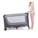 KinderKraft travel cot LEODY grey