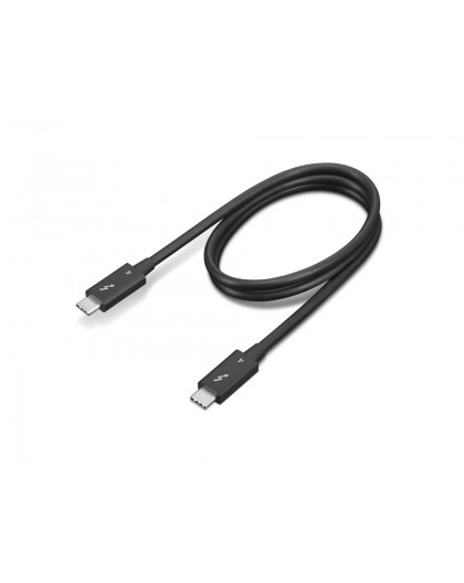 Lenovo 4X91K16968 Thunderbolt cable 0.7 m 40 Gbit/s Black