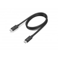 Lenovo 4X91K16968 Thunderbolt cable 0.7 m 40 Gbit/s Black