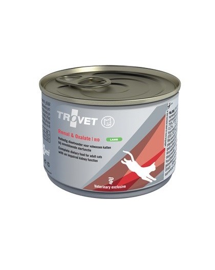 TROVET Renal & Oxalate RID Lamb - wet cat food - 200g