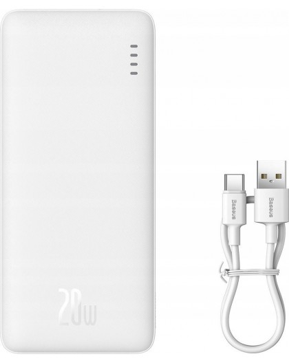 Baseus Airpow Lithium polymer power bank 10000 mAh 20 W White