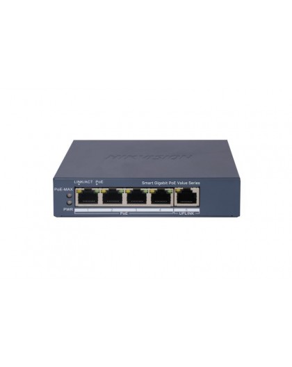 Hikvision DS-3E1505P-EI/M network switch Managed Gigabit Ethernet (10/100/1000) Power over Ethernet (PoE) Grey