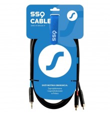 SSQ MiJRCA1 - cable mini stereo jack - 2x RCA, 1 metre
