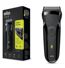 Braun Series 3 300s Foil shaver Trimmer Black, Red