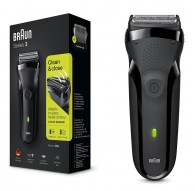 Braun Series 3 300s Foil shaver Trimmer Black, Red