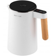 Stainless Steel Kettle White 1.5 l Salt & Pepper Concept RK3300