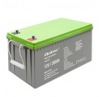 Qoltec 53079 Deep Cycle Gel battery | 12V | 200Ah | 62.5kg