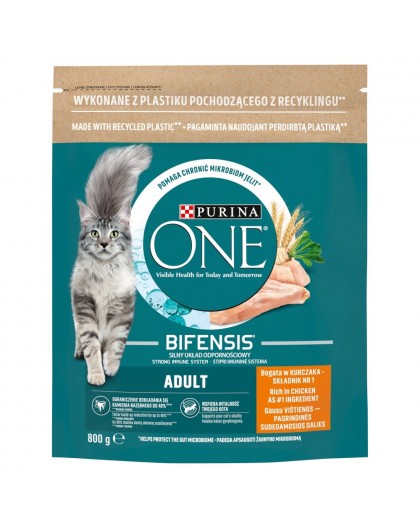 PURINA One Bifensis Adult - dry cat food - 800 g