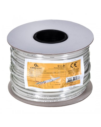 Gembird CAT6 FTP 100m networking cable Grey F/UTP (FTP)