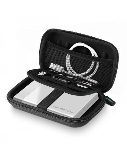 Ugreen 40707 storage drive case Pouch case EVA (Ethylene Vinyl Acetate) Black