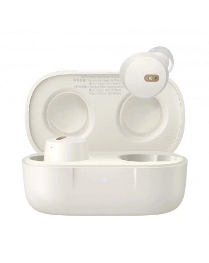 Baseus Bowie E18 - TWS in-ear wireless headphones, white