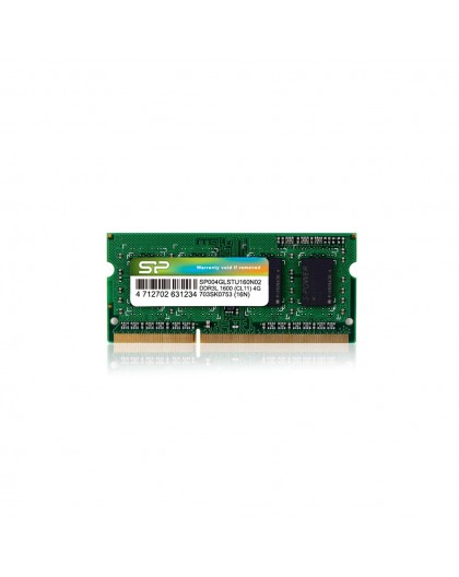 Silicon Power SP004GLSTU160N02 memory module 4 GB 1 x 4 GB DDR3L 1600 MHz