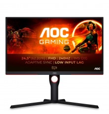AOC G3 25G3ZM/BK computer monitor 62.2 cm (24.5") 1920 x 1080 pixels Full HD Black, Red