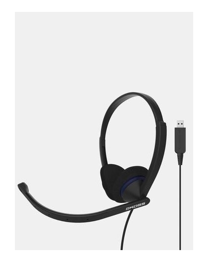 Koss CS200 USB Headset Wired Head-band Calls/Music USB Type-A Black