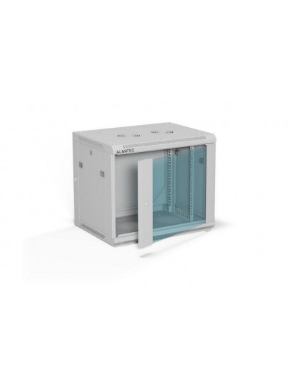 ALANTEC Racking cabinet 19" 9U 600x450, Grey FLAT PACK