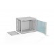 ALANTEC Racking cabinet 19" 9U 600x450, Grey FLAT PACK