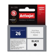 Activejet AH-26N Ink cartridge (replacement for HP 26 C51626A Supreme 40 ml black)