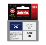Activejet AH-26N Ink cartridge (replacement for HP 26 C51626A Supreme 40 ml black)