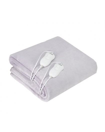 Adler AD 7426 electric blanket Electric bed warmer 60 W Grey Fleece,Polyester