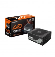 GIGABYTE UD1600PM PG5 AI TOP Power Supply - PCIe 5.0, 80 PLUS Platinum, Fully Modular Design, 120mm Fan, ATX 3.1 compatible, EU 