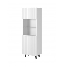 Display cabinet PAFOS 60x40x182 cm white matt