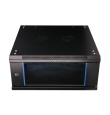Extralink Rackmount cabinet 4U 600x600 Black wall mounted