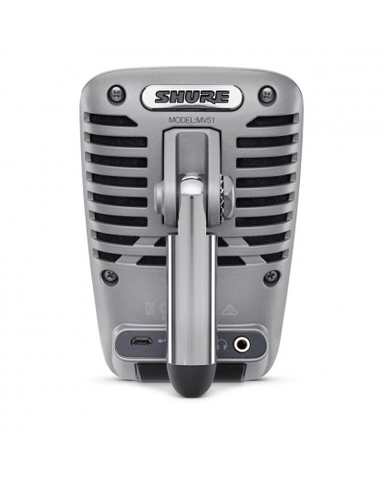 Shure MOTIV MV51 Grey Digital camcorder microphone