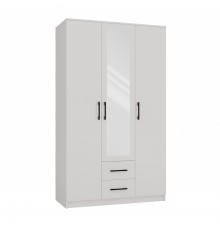 Topeshop ROMANA 120 BIEL bedroom wardrobe/closet 6 shelves 3 door(s) White