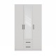 Topeshop ROMANA 120 BIEL bedroom wardrobe/closet 6 shelves 3 door(s) White