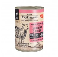 WIEJSKA ZAGRODA Lamb with krill - wet cat food - 400g