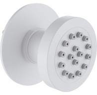 Concealed round shower nozzle