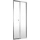 Built-in shower door 80 cm - folding