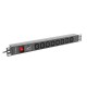 LANBERG POWER STRIP PDU RACK (1U, 16A, 8X IEC C13)